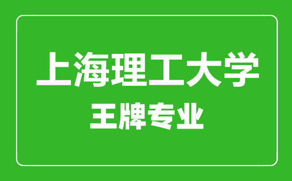 上海理工大學王牌專業有哪些,上海理工大學最好的專業是什么