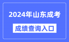 2024年山東成考成績查詢入口網址（https://www.sdzk.cn/）