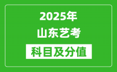 2025年山東藝考科目及分值設置_山東藝考滿分是多少