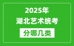 2025年湖北藝術統考類型有哪幾種？