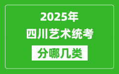 2025年四川藝術統考類型有哪幾種？