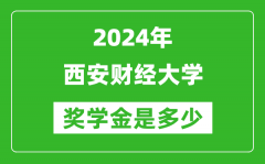 2024年西安財經大學獎學金多少錢_覆蓋率是多少？