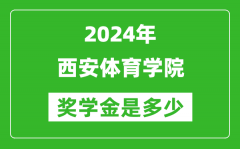 2024年西安體育學院獎學金多少錢_覆蓋率是多少？