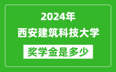 2024年西安建筑科技大學獎學金多少錢_覆蓋率是多少？