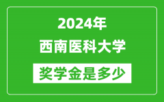 2024年西南醫科大學獎學金多少錢_覆蓋率是多少？