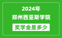 2024年鄭州西亞斯學院獎學金多少錢_覆蓋率是多少？