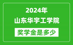 2024年山東華宇工學院獎學金多少錢_覆蓋率是多少？