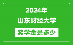 2024年山東財經大學獎學金多少錢_覆蓋率是多少？