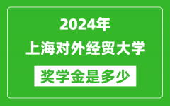 2024年上海對外經貿大學獎學金多少錢_覆蓋率是多少？