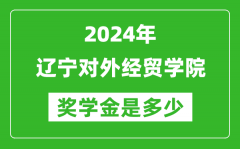 2024年遼寧對外經貿學院獎學金多少錢_覆蓋率是多少？