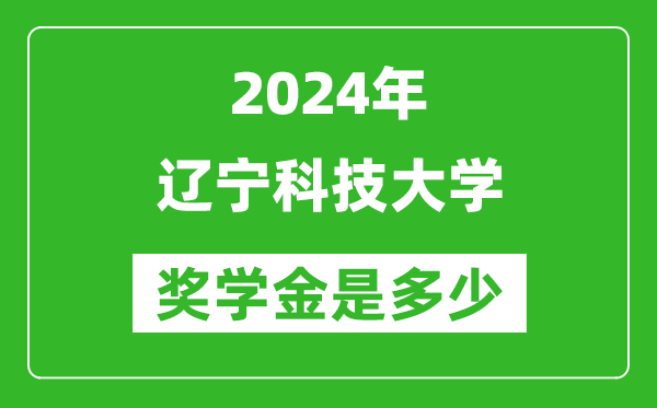 2024年遼寧科技大學獎學金多少錢,覆蓋率是多少？