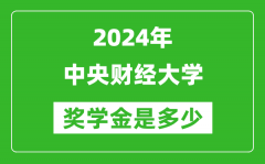 2024年中央財經大學獎學金多少錢_覆蓋率是多少？