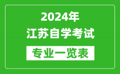 2024年江蘇自學考試專業一覽表_江蘇自考有哪些專業?
