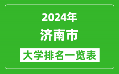 2024年濟南市大學排名一覽表（43所）